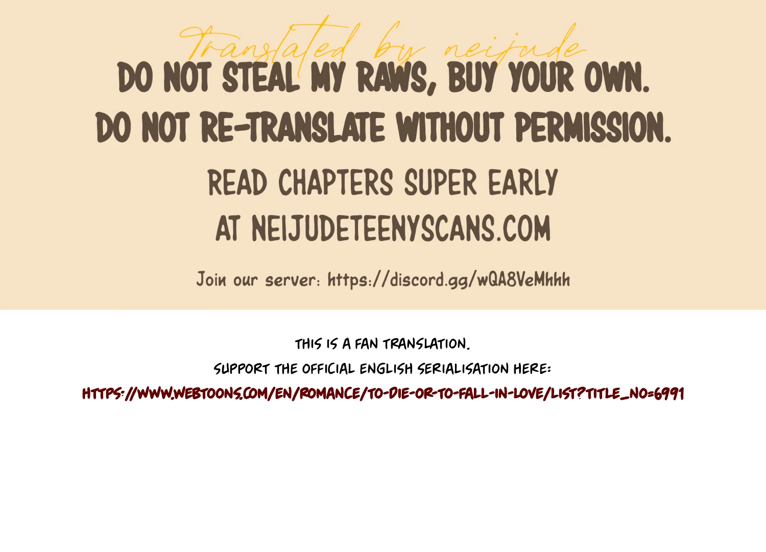 Fall in Love or Die Chapter 75 - Page 0
