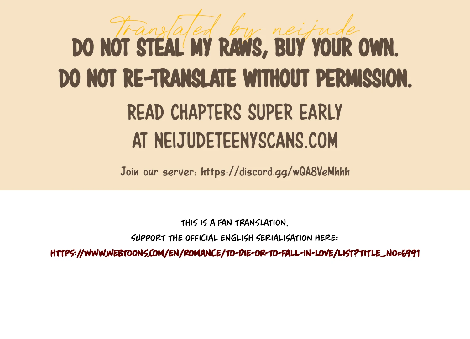 Fall in Love or Die Chapter 81 - Page 1