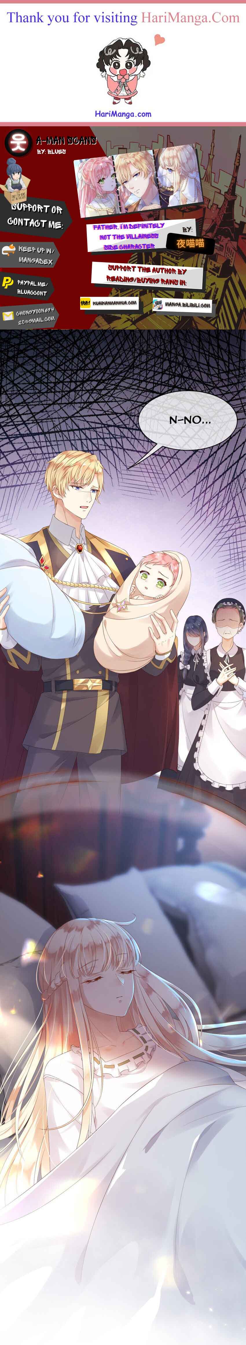 Father, I’m Definitely Not the Villainess Side Character Chapter 4 - Page 1