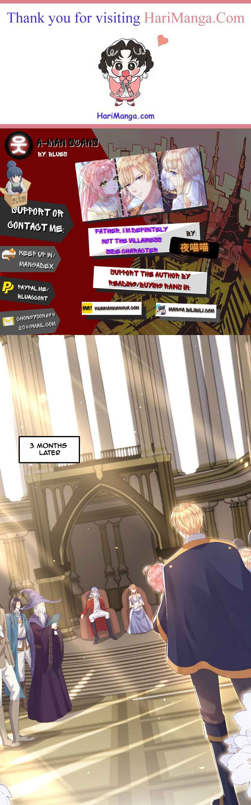 Father, I’m Definitely Not the Villainess Side Character Chapter 5 - Page 1