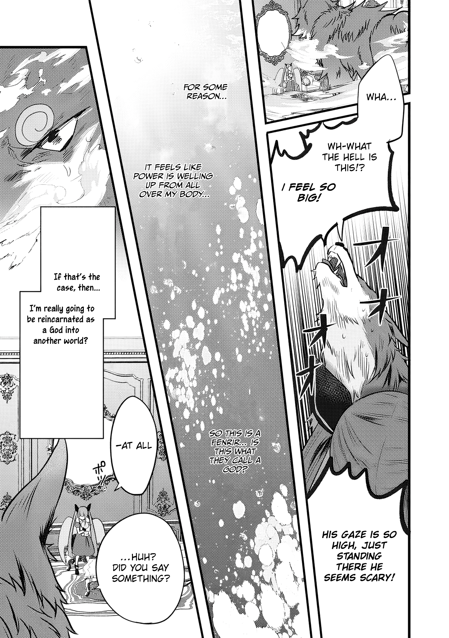 Fenrir ni Tensei shita Hazu ga Dou Mitemo Shiba Inu – Shiba Inu (Saikyou) ni Natta Ore, Mofumofu sare Nagara Kami e to Nariagaru Chapter 1 - Page 16
