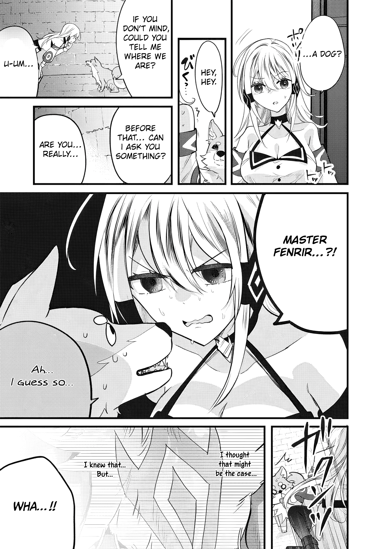 Fenrir ni Tensei shita Hazu ga Dou Mitemo Shiba Inu – Shiba Inu (Saikyou) ni Natta Ore, Mofumofu sare Nagara Kami e to Nariagaru Chapter 1 - Page 34