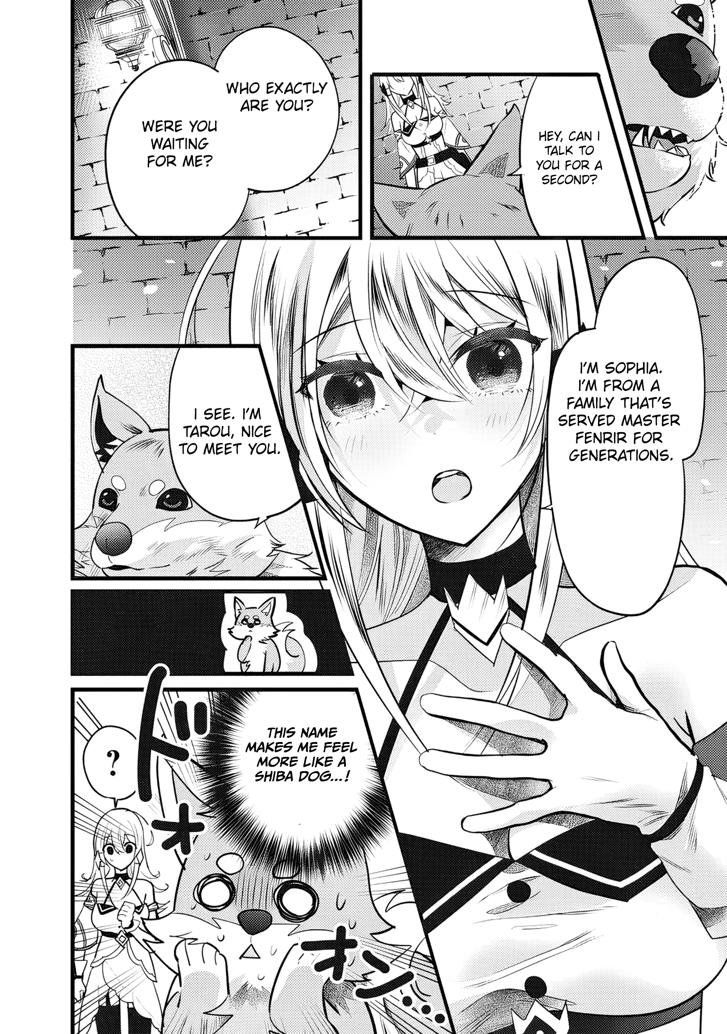 Fenrir ni Tensei shita Hazu ga Dou Mitemo Shiba Inu – Shiba Inu (Saikyou) ni Natta Ore, Mofumofu sare Nagara Kami e to Nariagaru Chapter 1 - Page 40