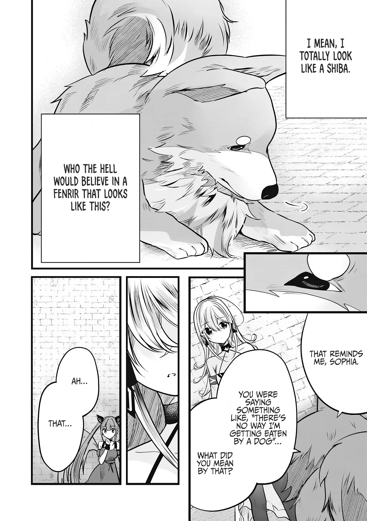 Fenrir ni Tensei shita Hazu ga Dou Mitemo Shiba Inu – Shiba Inu (Saikyou) ni Natta Ore, Mofumofu sare Nagara Kami e to Nariagaru Chapter 2 - Page 19