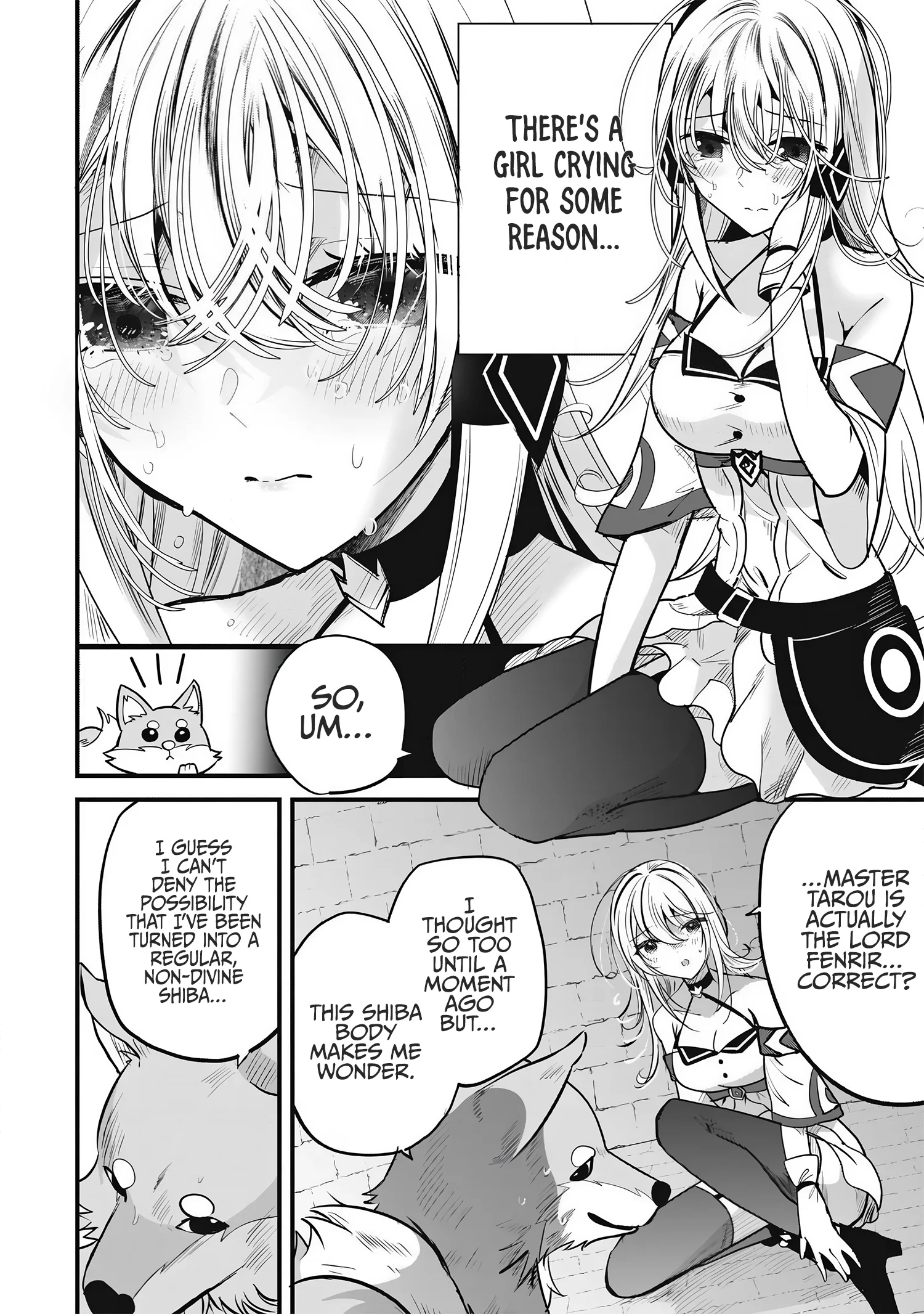 Fenrir ni Tensei shita Hazu ga Dou Mitemo Shiba Inu – Shiba Inu (Saikyou) ni Natta Ore, Mofumofu sare Nagara Kami e to Nariagaru Chapter 2 - Page 3