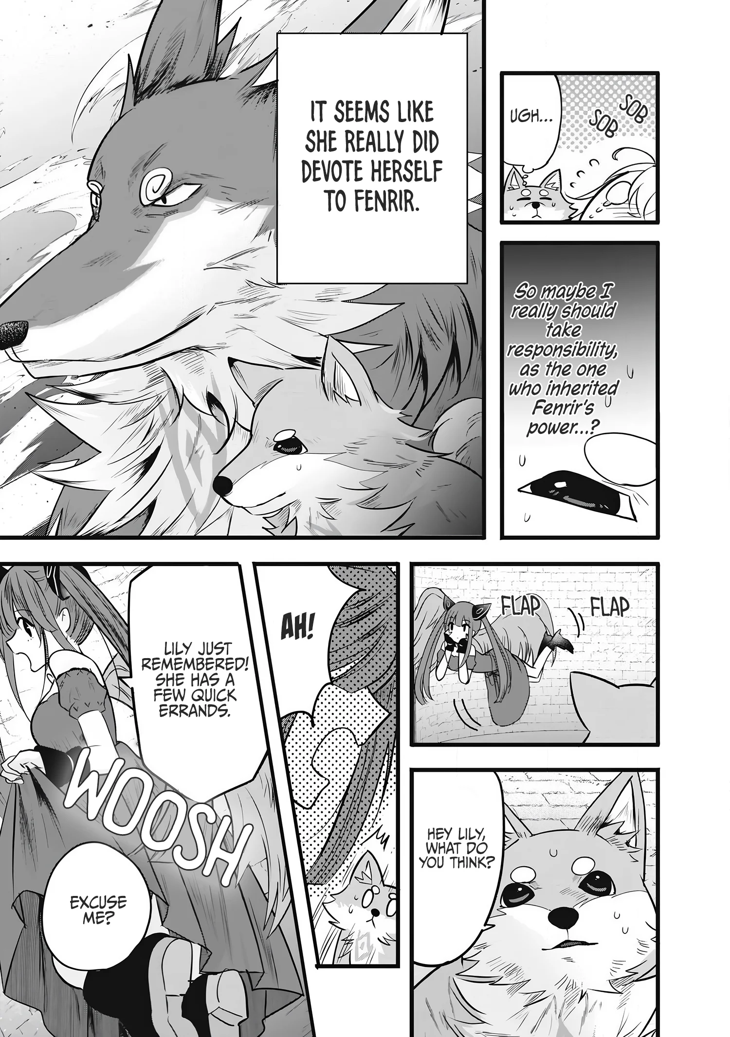 Fenrir ni Tensei shita Hazu ga Dou Mitemo Shiba Inu – Shiba Inu (Saikyou) ni Natta Ore, Mofumofu sare Nagara Kami e to Nariagaru Chapter 2 - Page 26
