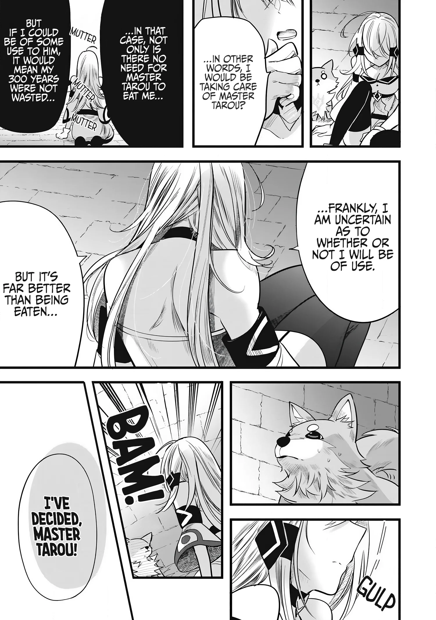 Fenrir ni Tensei shita Hazu ga Dou Mitemo Shiba Inu – Shiba Inu (Saikyou) ni Natta Ore, Mofumofu sare Nagara Kami e to Nariagaru Chapter 2 - Page 32