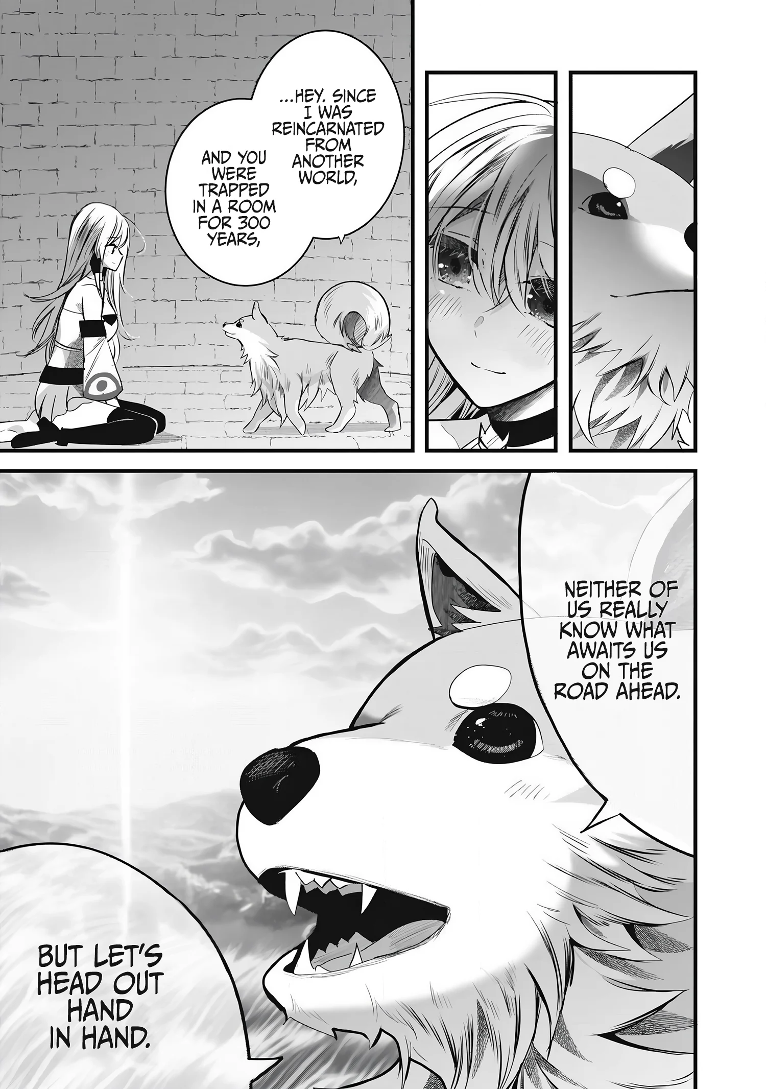 Fenrir ni Tensei shita Hazu ga Dou Mitemo Shiba Inu – Shiba Inu (Saikyou) ni Natta Ore, Mofumofu sare Nagara Kami e to Nariagaru Chapter 2 - Page 34