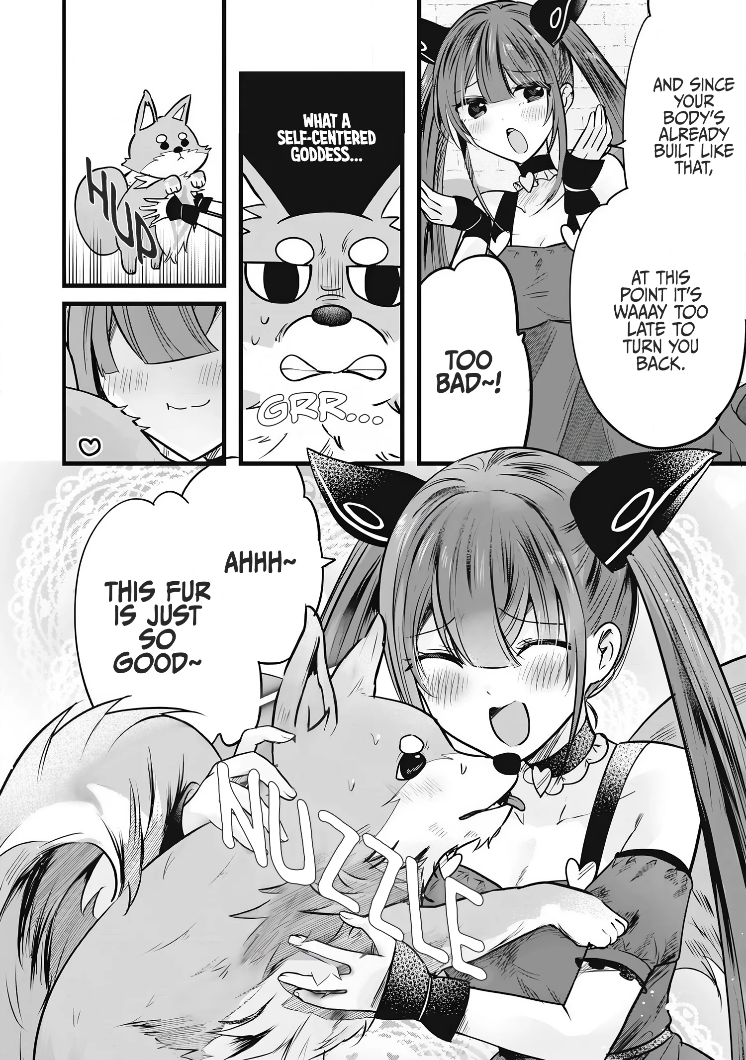 Fenrir ni Tensei shita Hazu ga Dou Mitemo Shiba Inu – Shiba Inu (Saikyou) ni Natta Ore, Mofumofu sare Nagara Kami e to Nariagaru Chapter 2 - Page 5