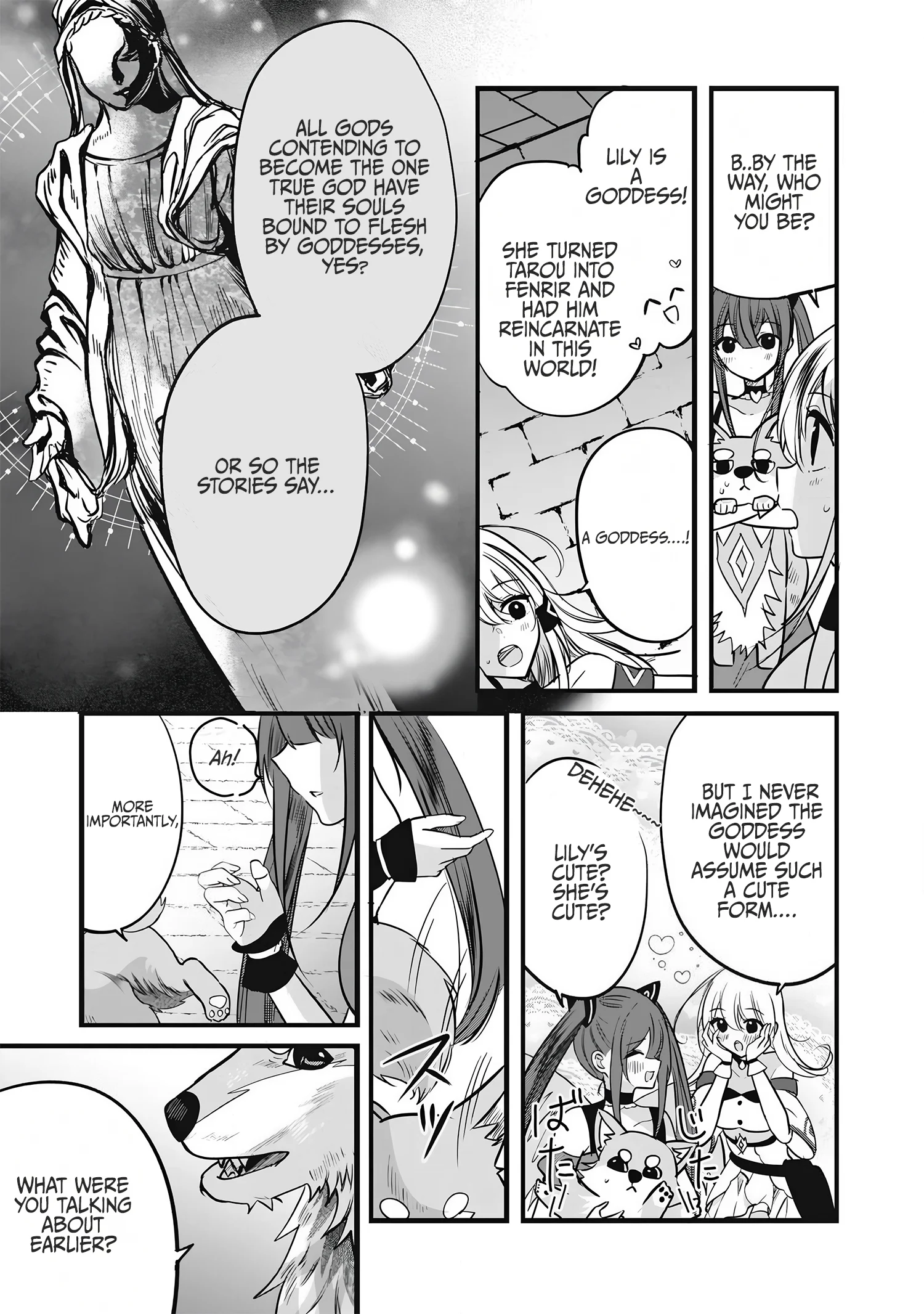 Fenrir ni Tensei shita Hazu ga Dou Mitemo Shiba Inu – Shiba Inu (Saikyou) ni Natta Ore, Mofumofu sare Nagara Kami e to Nariagaru Chapter 2 - Page 10