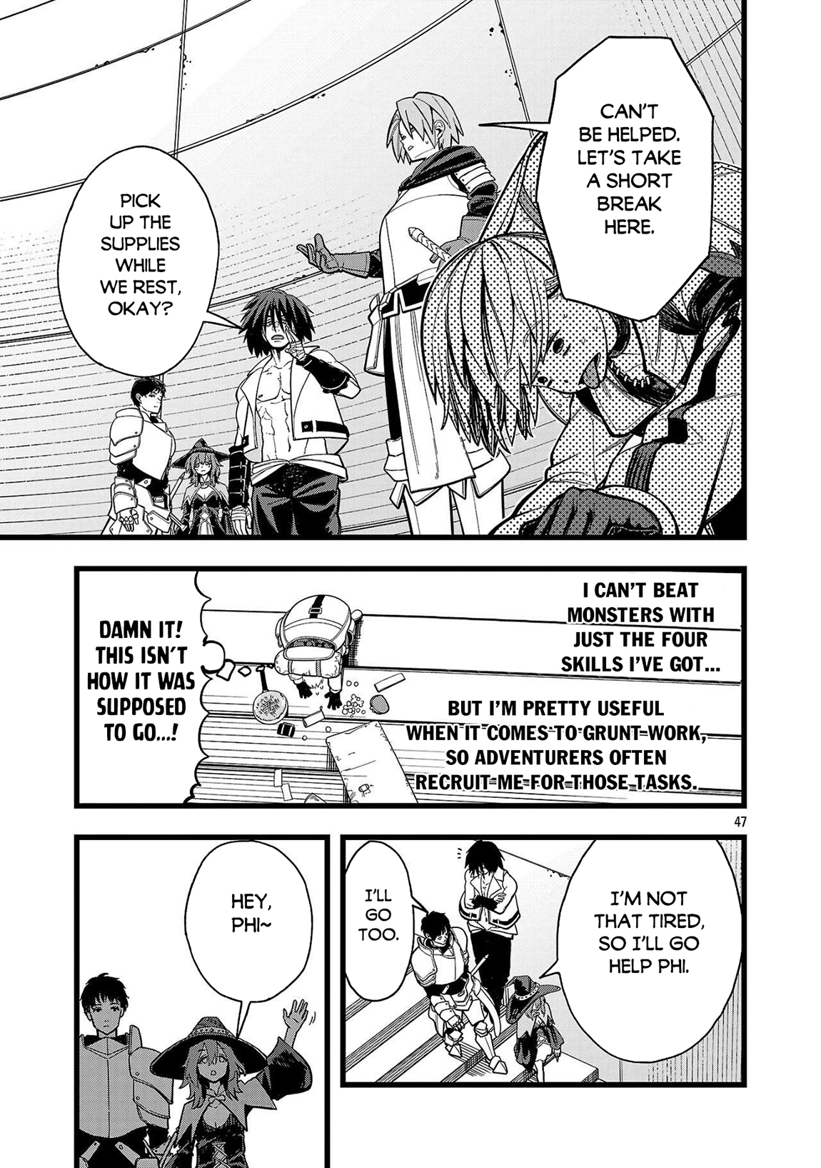 Final Tensei – Hazure Skill wo Hikitsuzukeru Ore to Kaku Isekai Saikyou no Nakamatachi Chapter 1 - Page 46