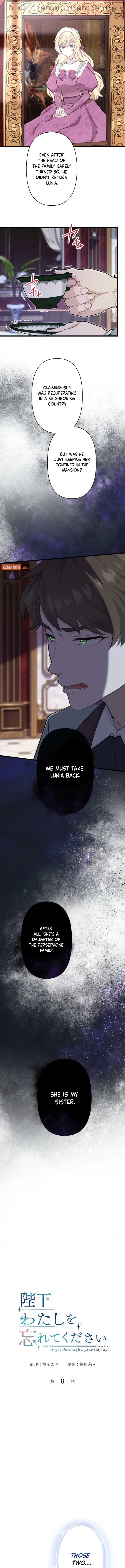 Forget That Night, Your Majesty Chapter 8 - Page 1