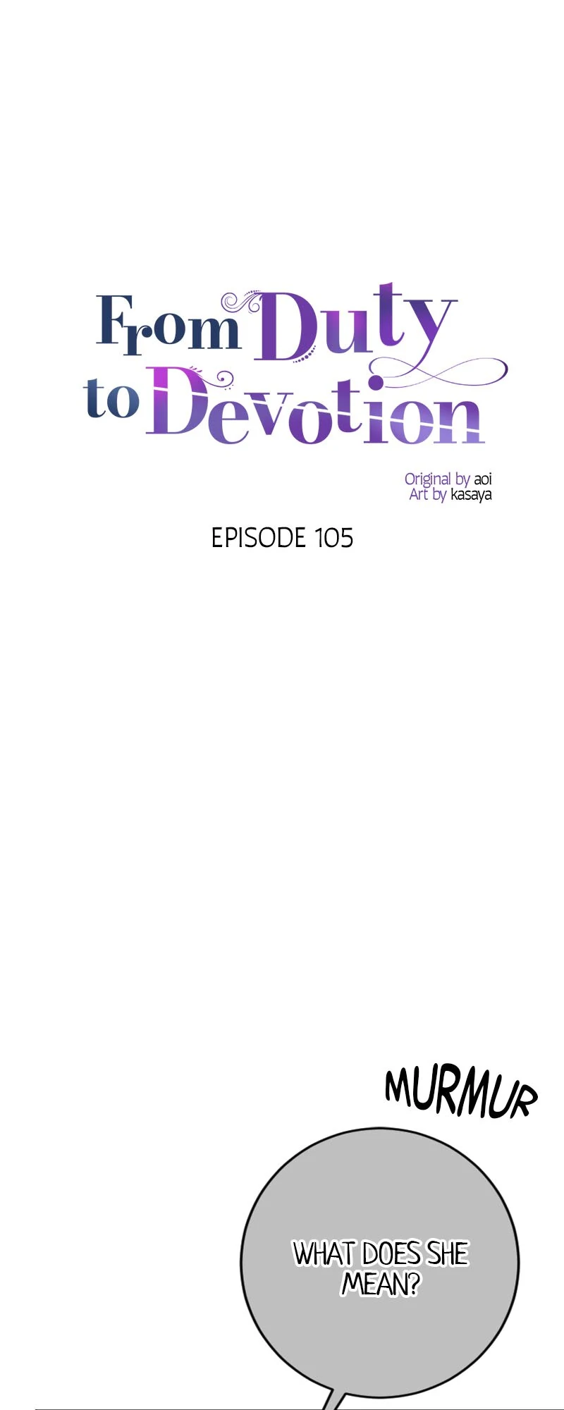 From Duty to Devotion Chapter 105 - Page 4