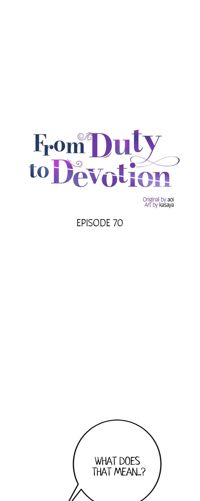 From Duty to Devotion Chapter 70 - Page 8