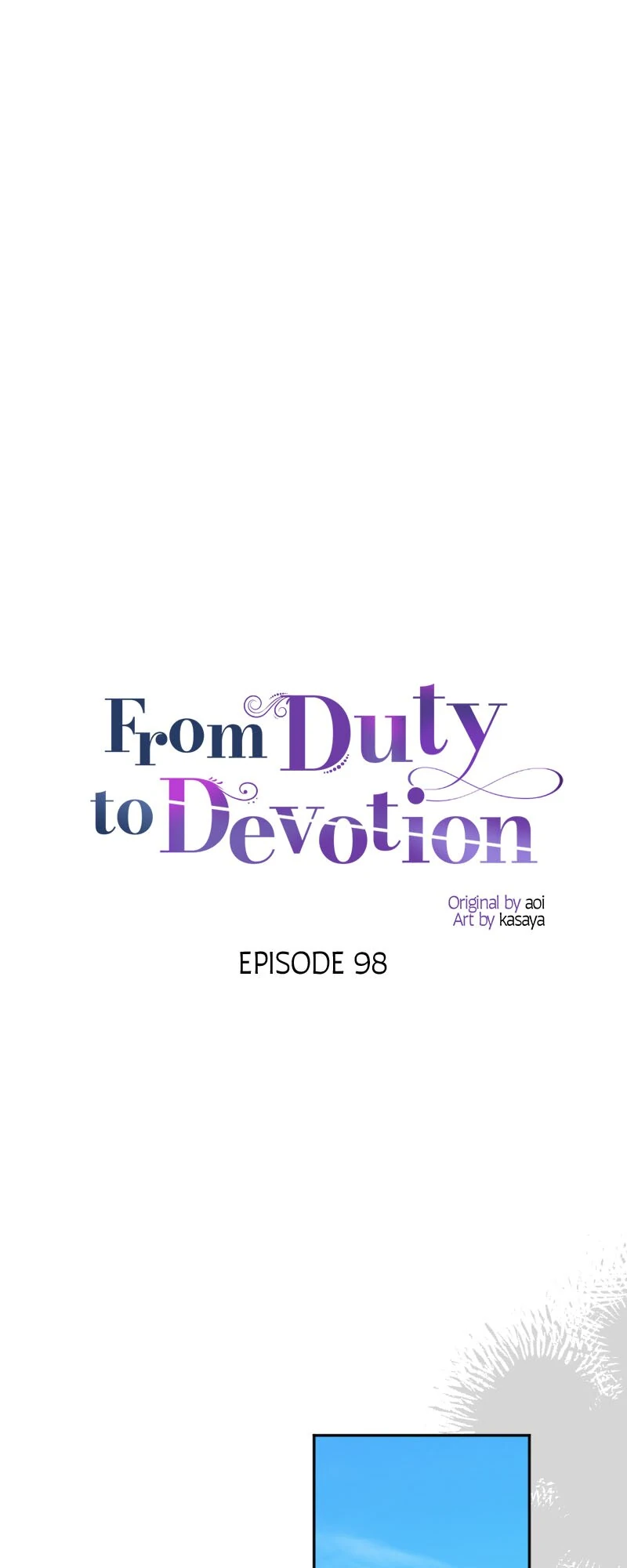 From Duty to Devotion Chapter 98 - Page 1