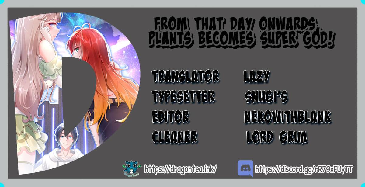 From That Day Onwards, Plants Becomes Super God! Chapter 2 - Page 1