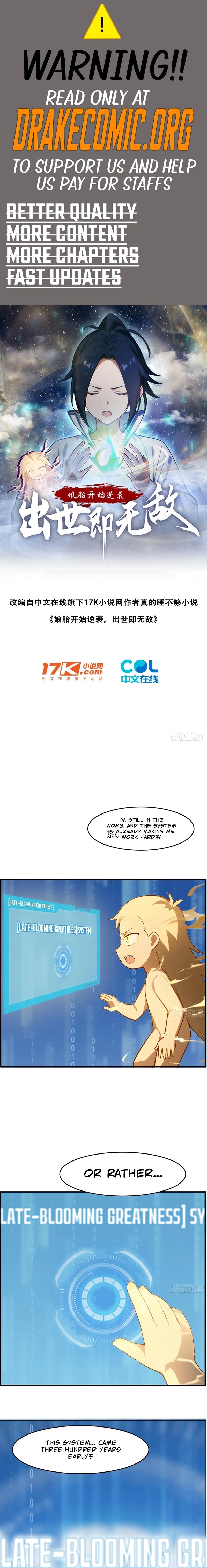 From the Womb to Dominance: Unbeatable at Birth Chapter 2 - Page 1