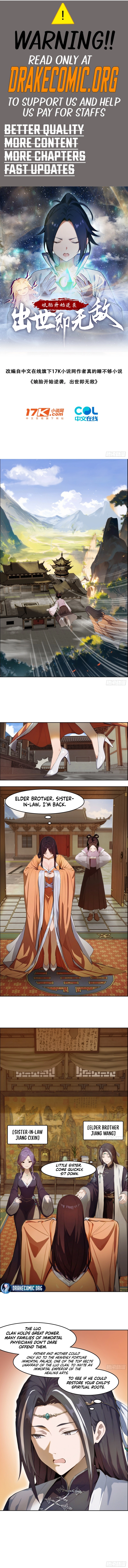From the Womb to Dominance: Unbeatable at Birth Chapter 3 - Page 1