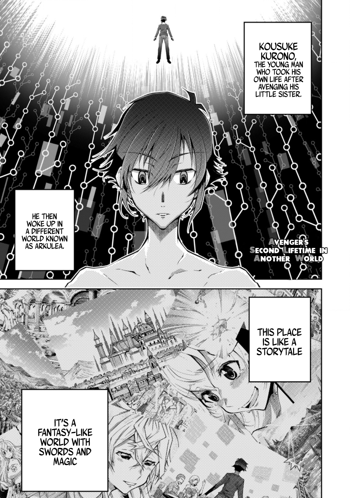 Fukushuu Kansuisha no Jinsei Nishuume Isekaitan Chapter 8 - Page 1