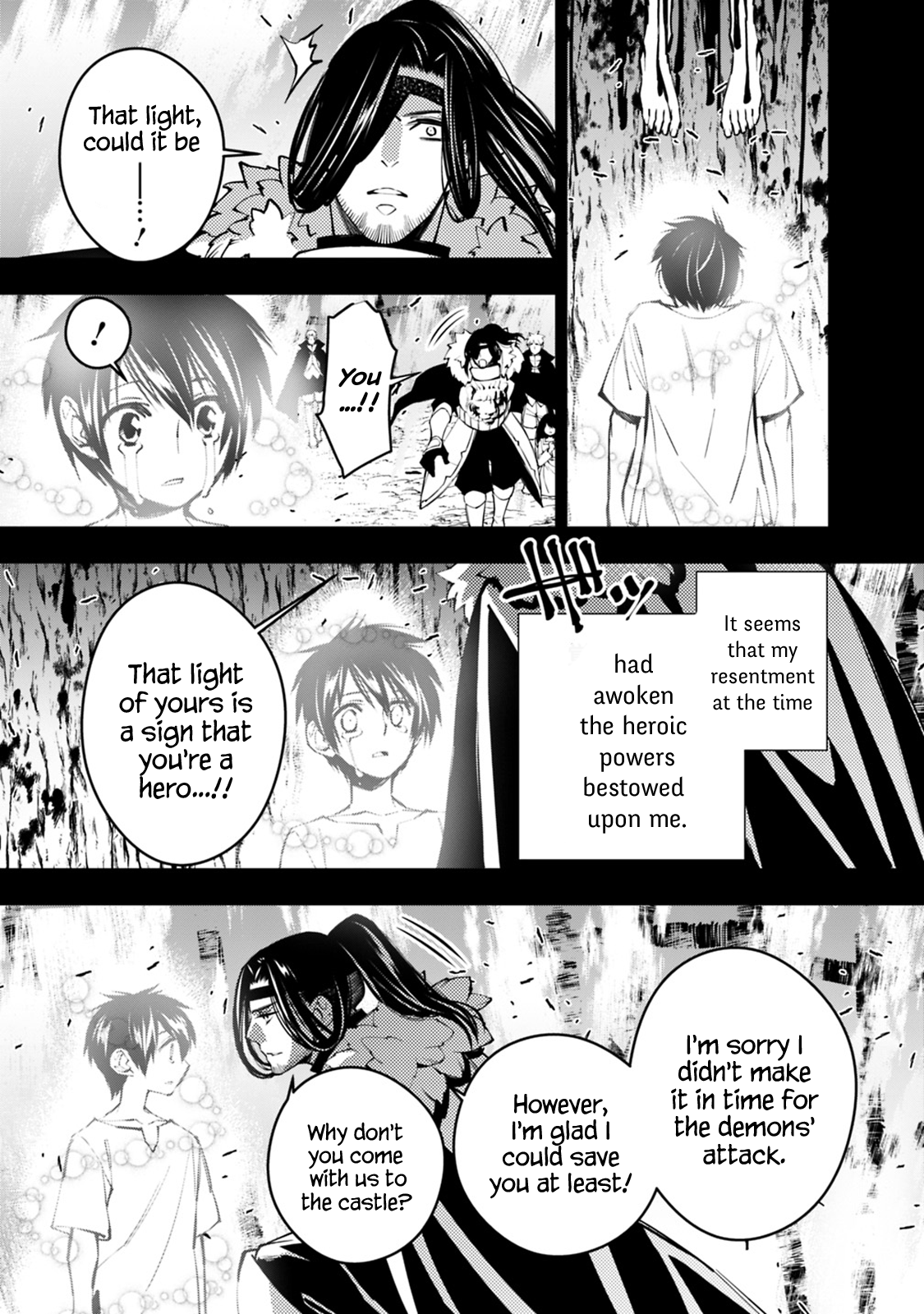 Fukushuu o Koinegau Saikyou Yuusha wa, Yami no Chikara de Senmetsu Musou Suru Chapter 9 - Page 7