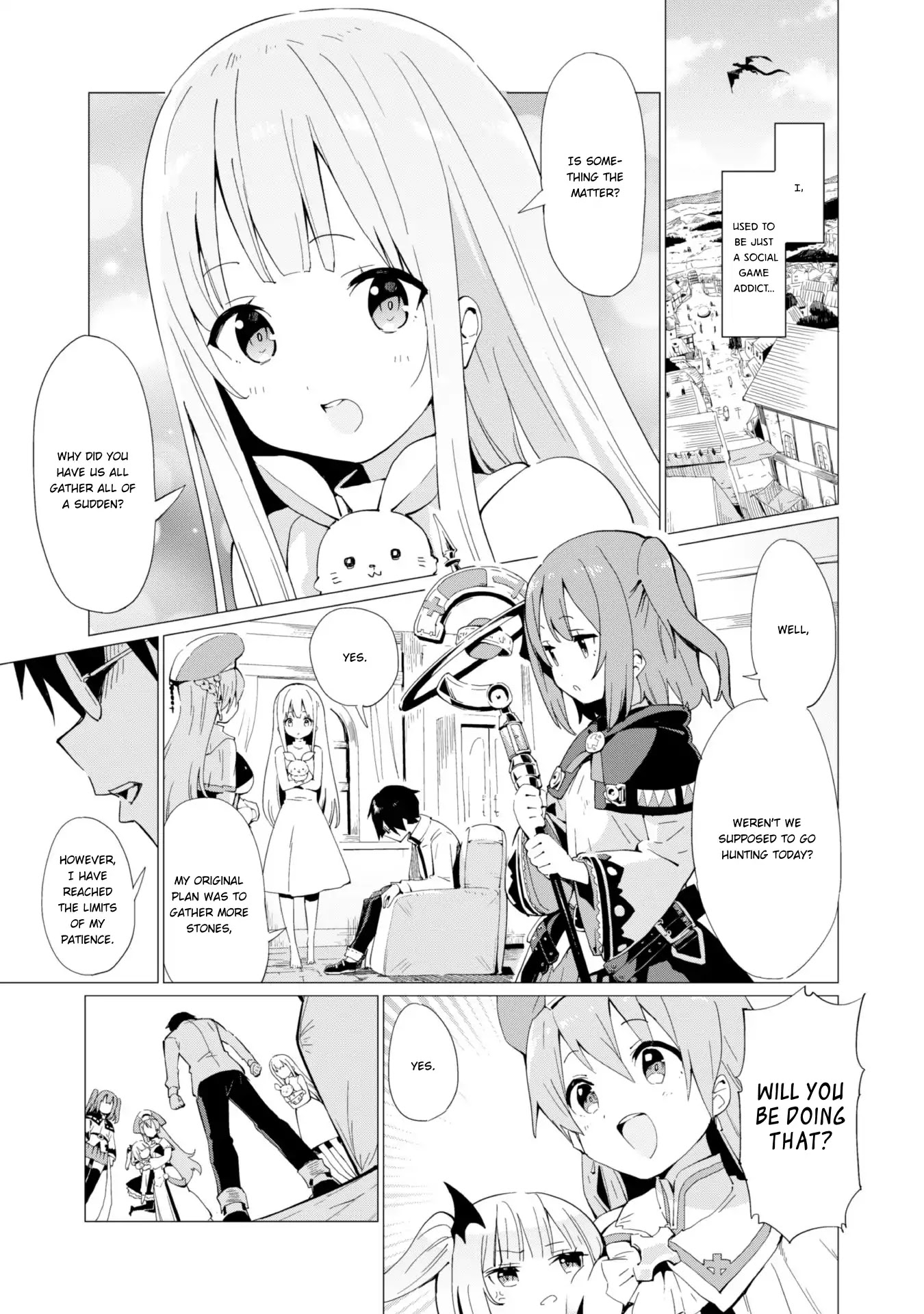 Gacha wo Mawashite Nakama wo Fuyasu Saikyou no Bishoujo Gundan wo Tsukuriagero Chapter 1 - Page 3