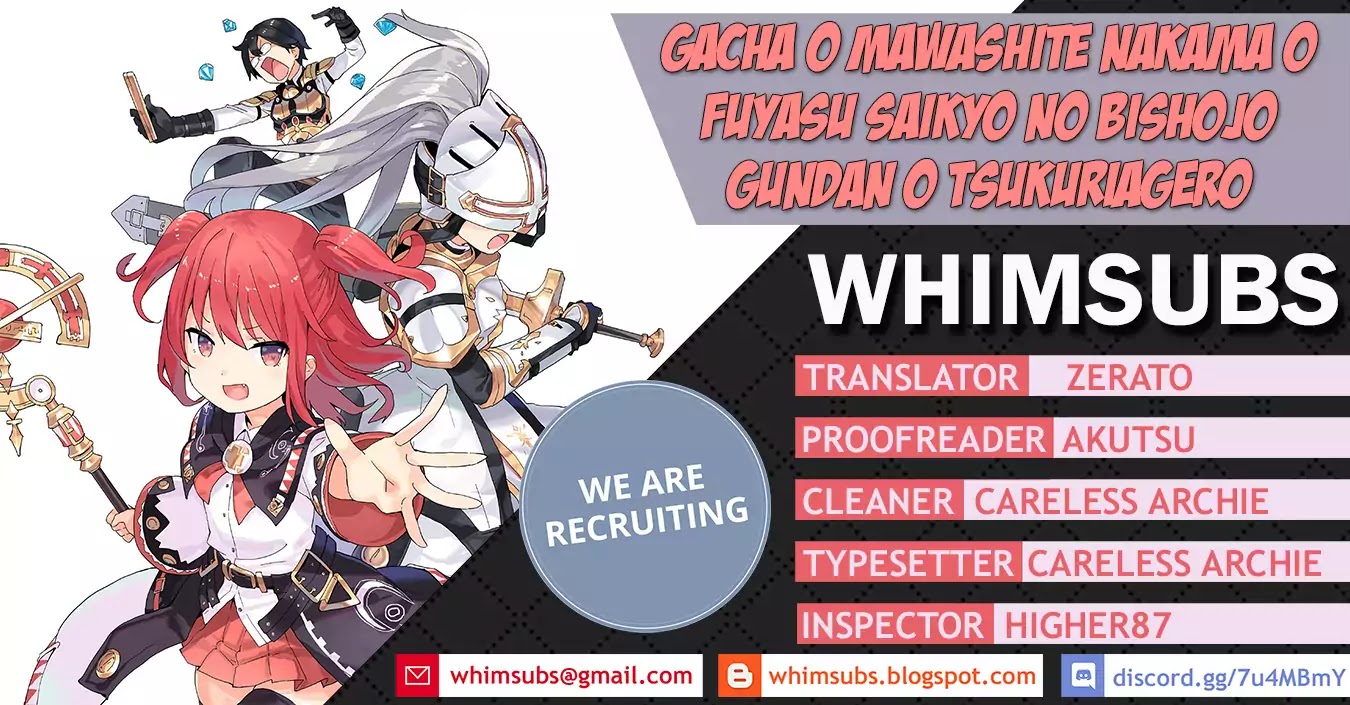 Gacha wo Mawashite Nakama wo Fuyasu Saikyou no Bishoujo Gundan wo Tsukuriagero Chapter 4 - Page 1