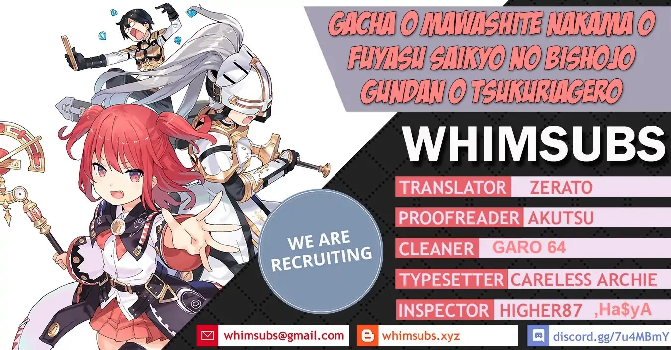 Gacha wo Mawashite Nakama wo Fuyasu Saikyou no Bishoujo Gundan wo Tsukuriagero Chapter 5 - Page 1