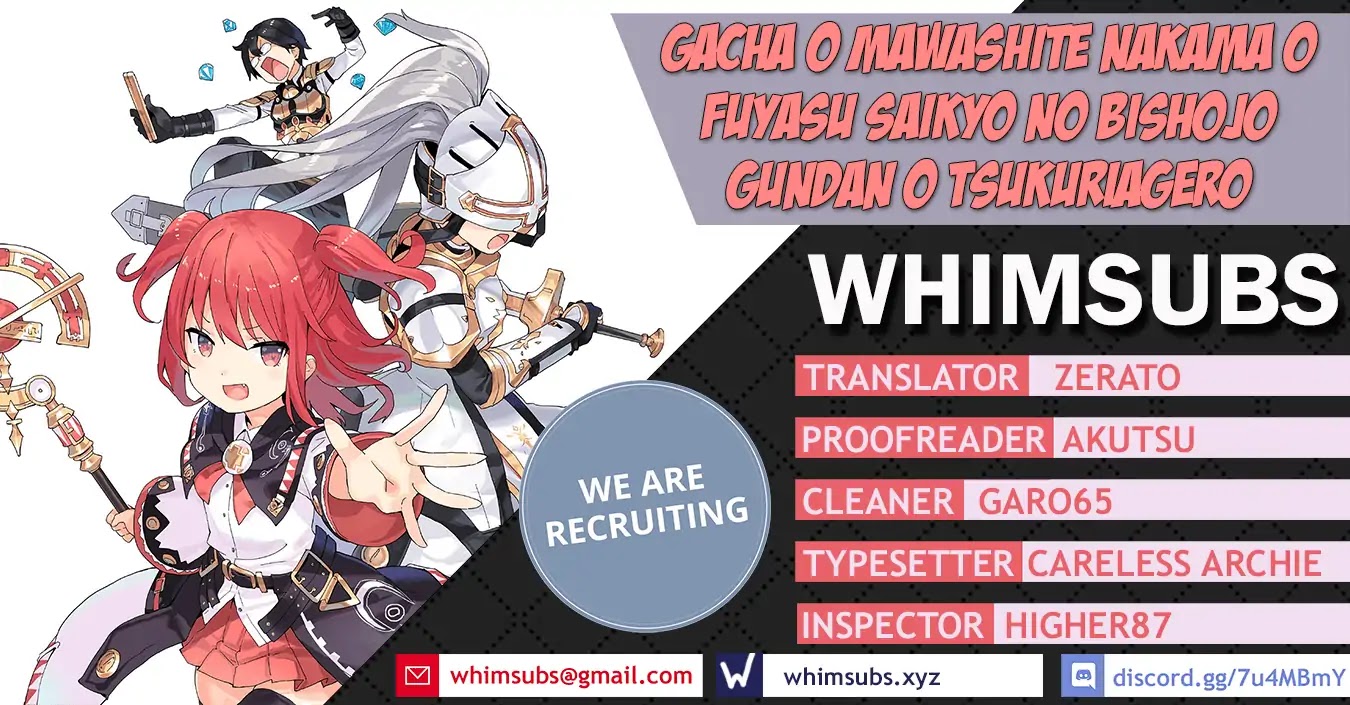 Gacha wo Mawashite Nakama wo Fuyasu Saikyou no Bishoujo Gundan wo Tsukuriagero Chapter 6 - Page 1