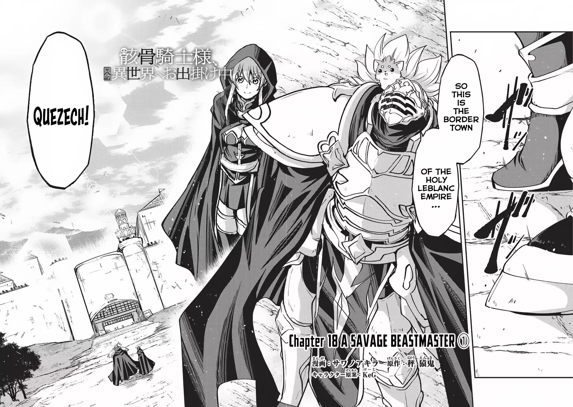 Gaikotsu Kishi-sama, Tadaima Isekai e Odekake-chuu Chapter 18 - Page 3