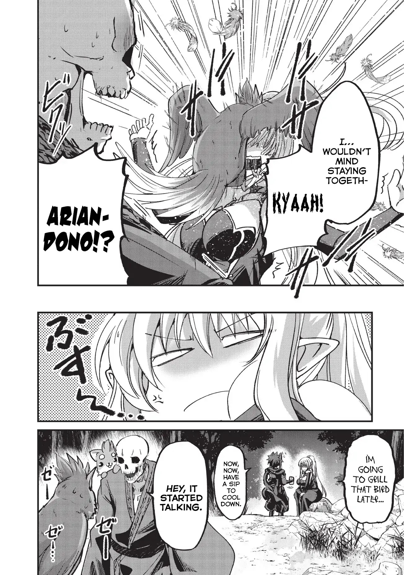 Gaikotsu Kishi-sama, Tadaima Isekai e Odekake-chuu Chapter 25 - Page 14