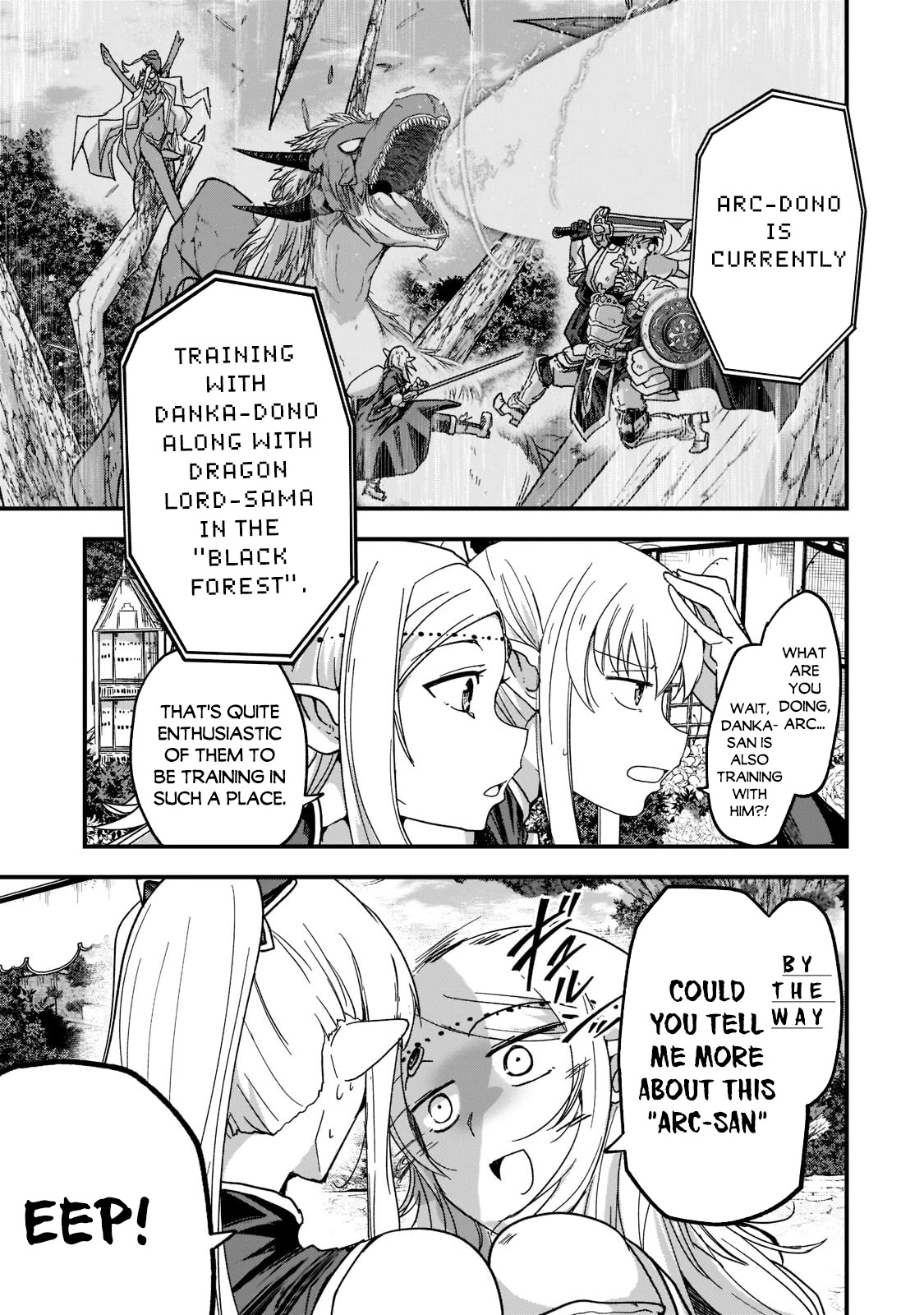 Gaikotsu Kishi-sama, Tadaima Isekai e Odekake-chuu Chapter 49 - Page 38
