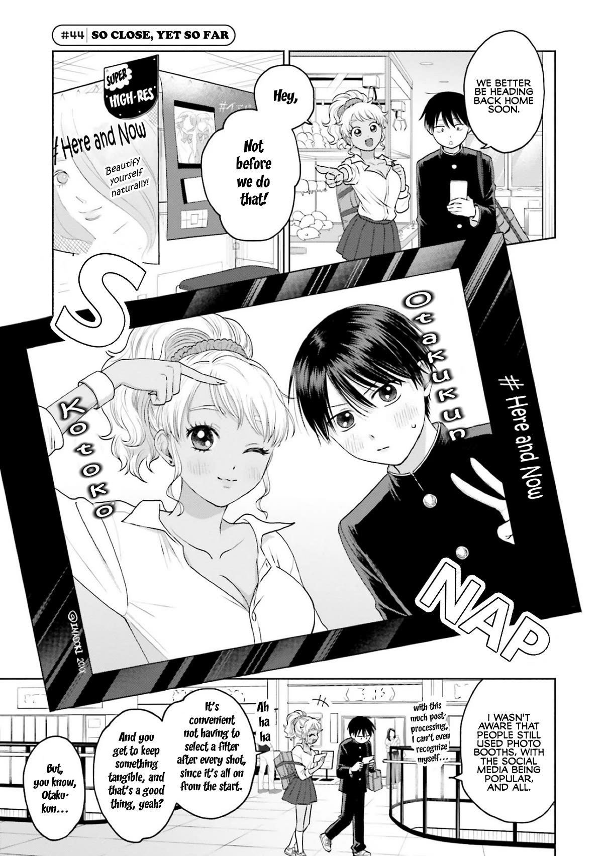 Gal Can’t Be Kind to Otaku?! Chapter 9.3 - Page 1