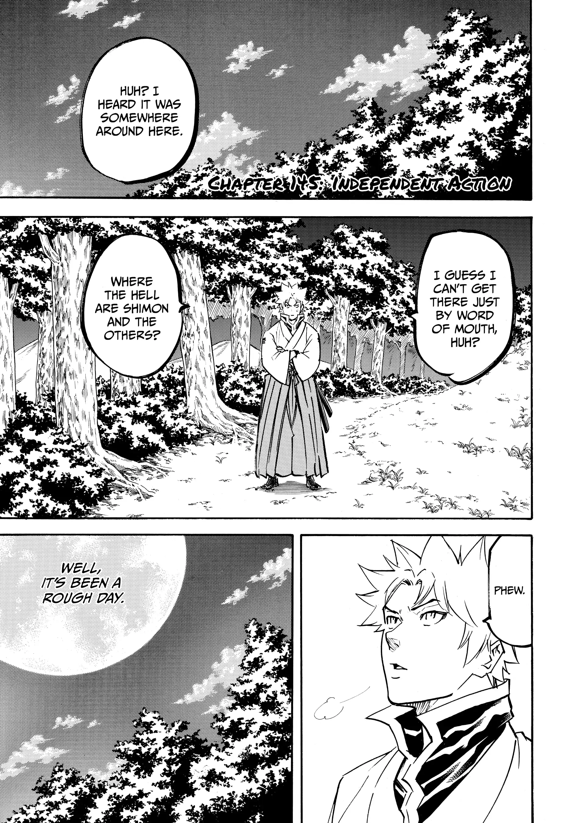 Gamaran: Shura Chapter 145 - Page 1