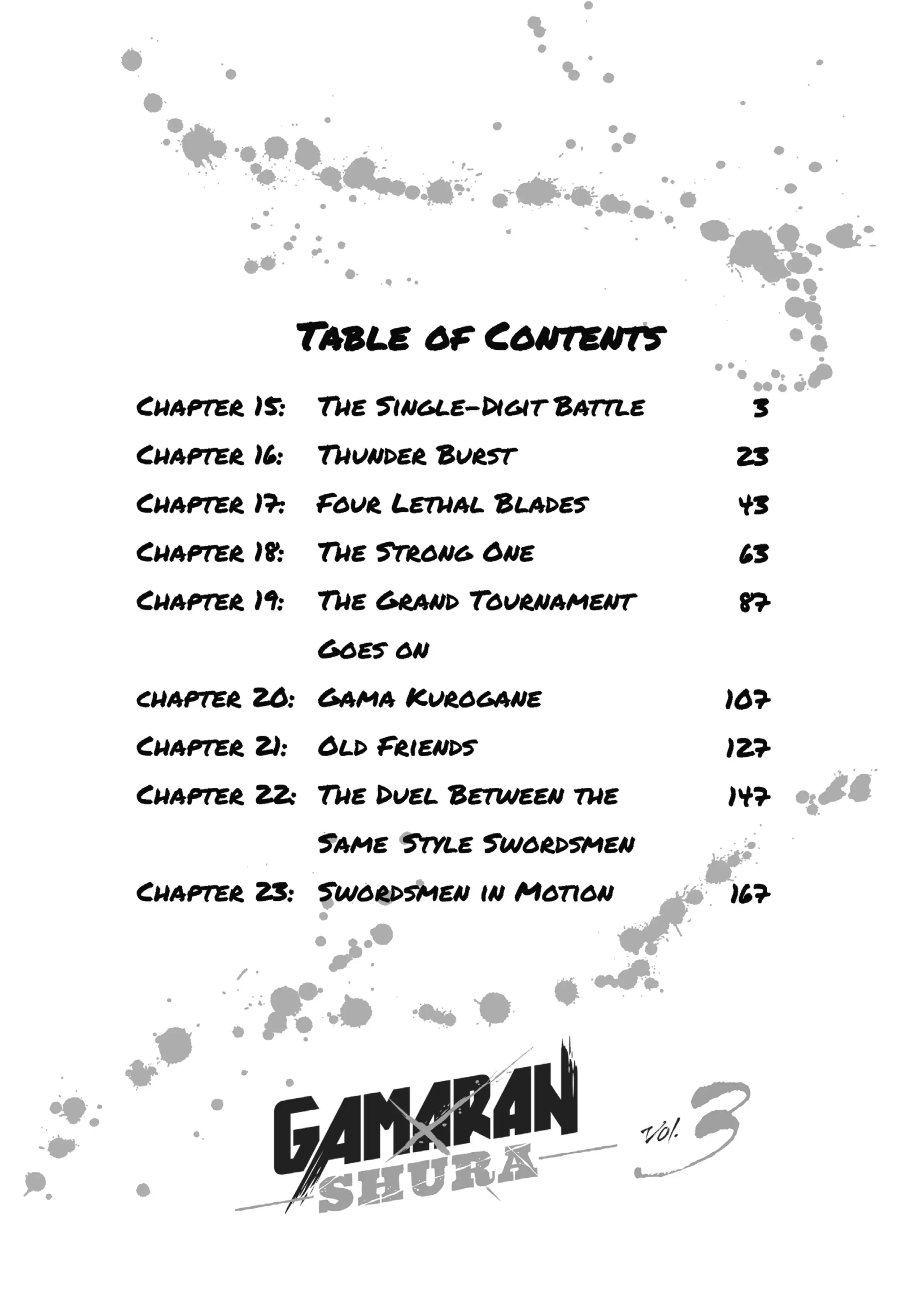 Gamaran: Shura Chapter 15 - Page 3