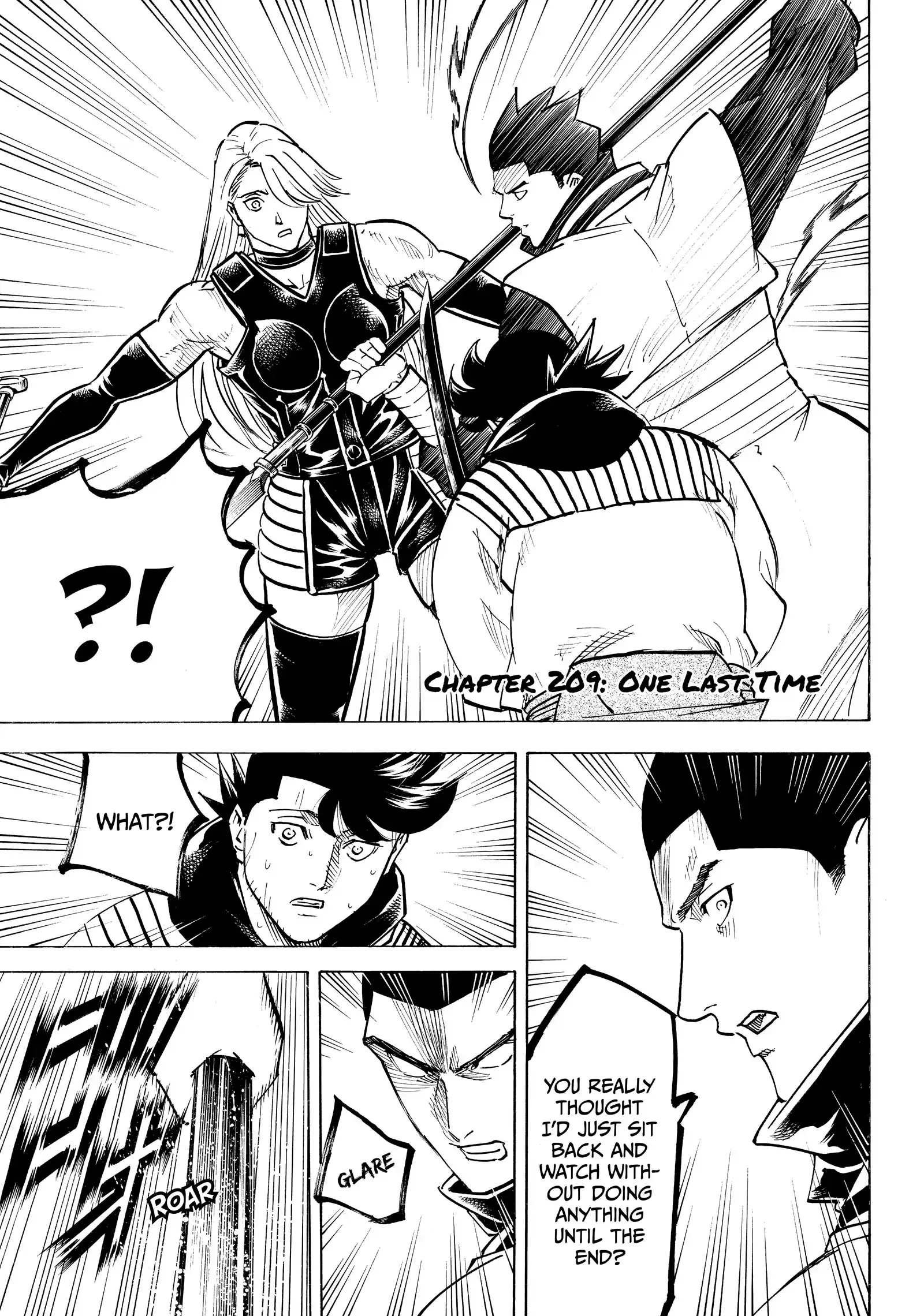 Gamaran: Shura Chapter 209 - Page 1