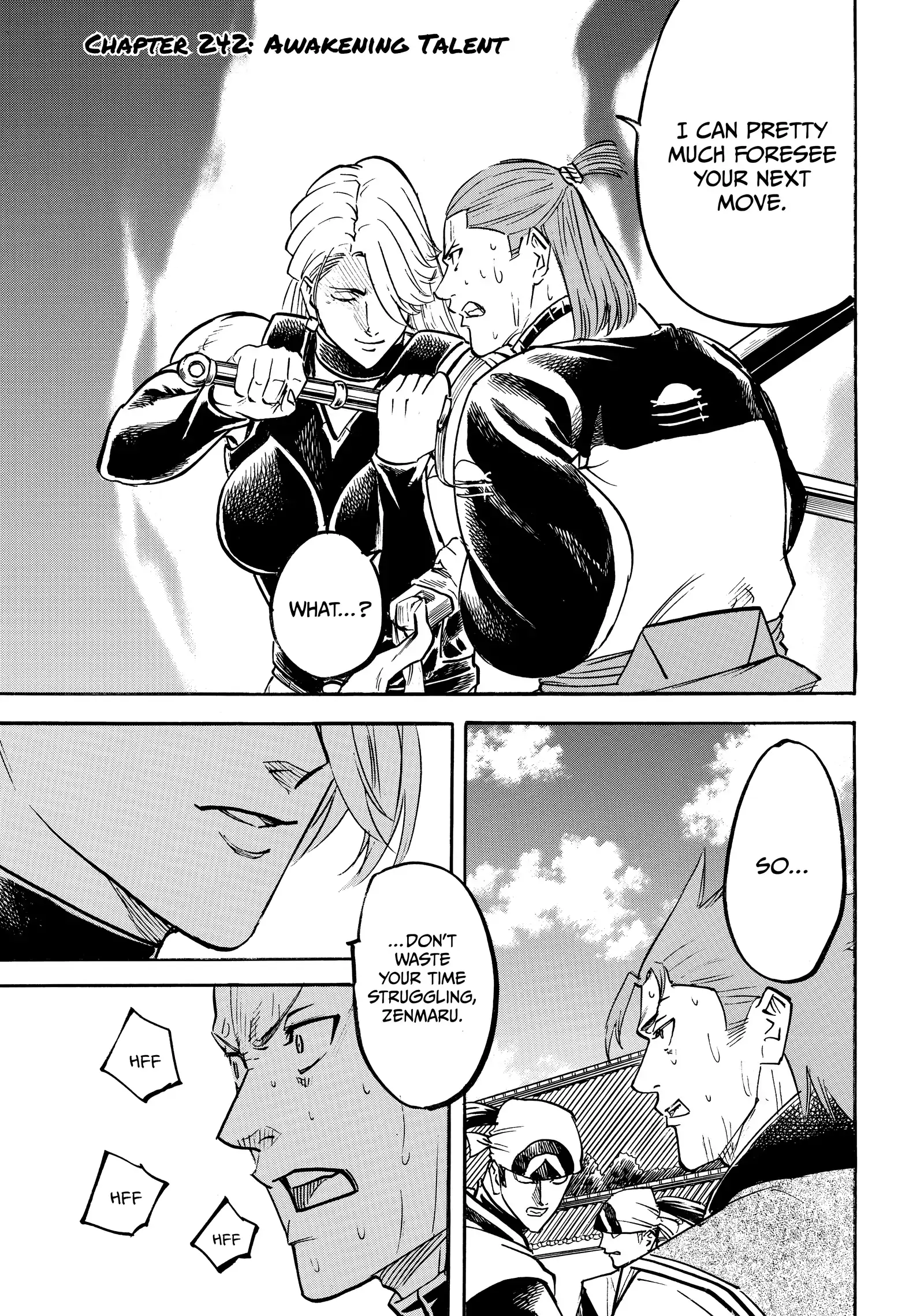 Gamaran: Shura Chapter 242 - Page 1