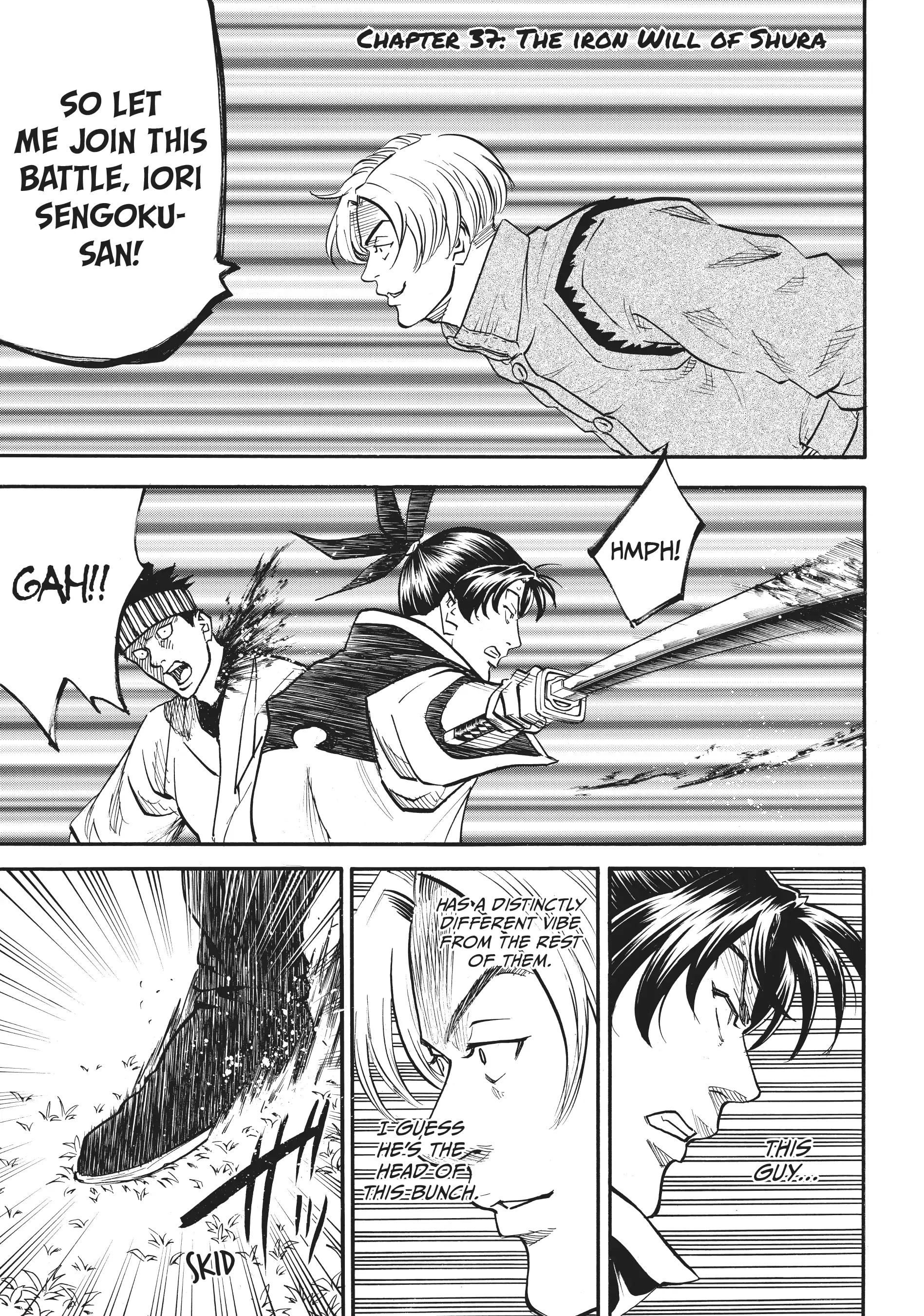 Gamaran: Shura Chapter 37 - Page 1