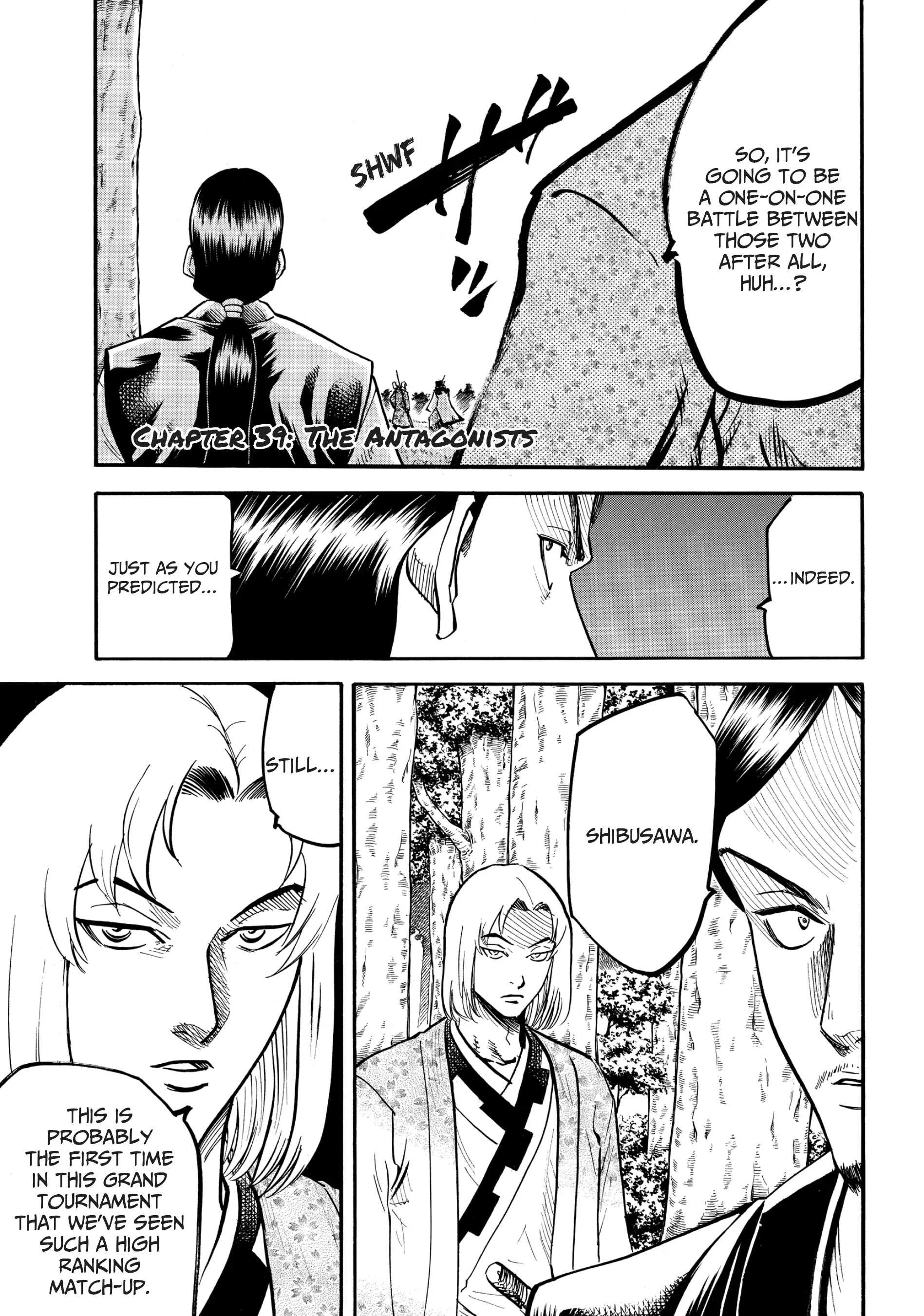 Gamaran: Shura Chapter 39 - Page 1
