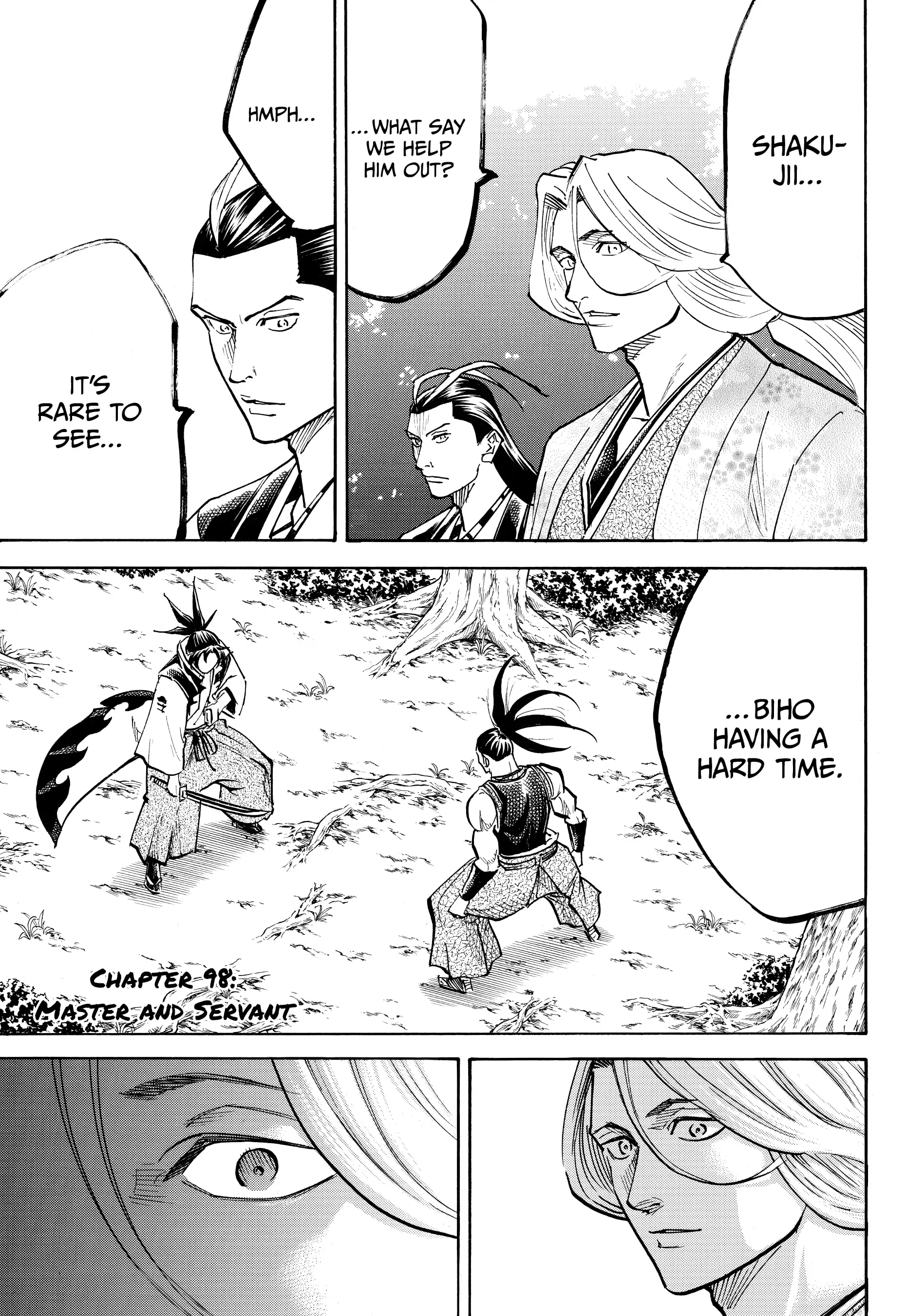 Gamaran: Shura Chapter 98 - Page 1