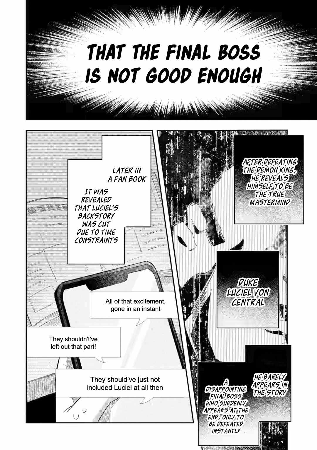 Game Sekai no mobu akuyaku ni tensei shita node Last bos wo mezashite mita Chapter 1.1 - Page 3