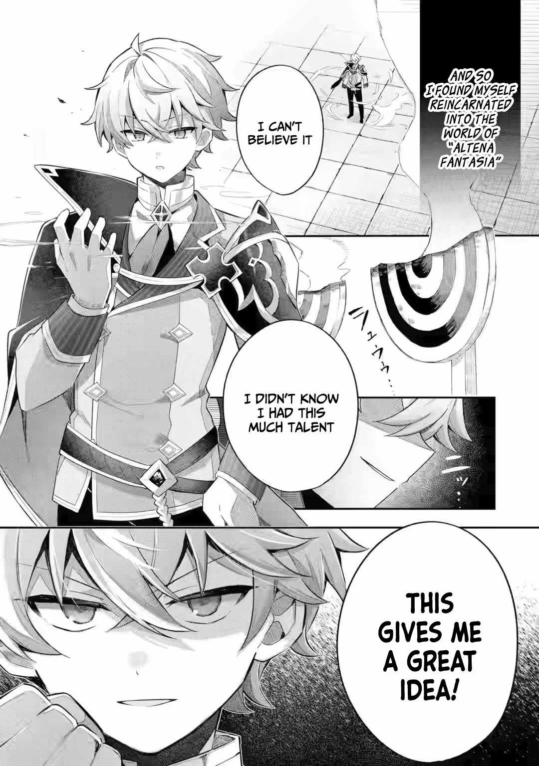 Game Sekai no mobu akuyaku ni tensei shita node Last bos wo mezashite mita Chapter 1.1 - Page 4