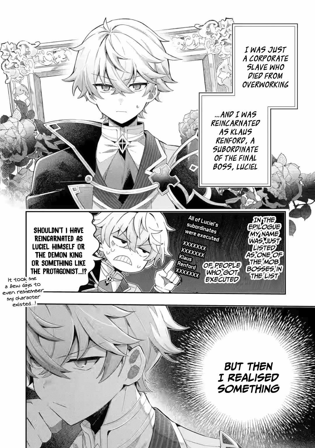 Game Sekai no mobu akuyaku ni tensei shita node Last bos wo mezashite mita Chapter 1.1 - Page 6