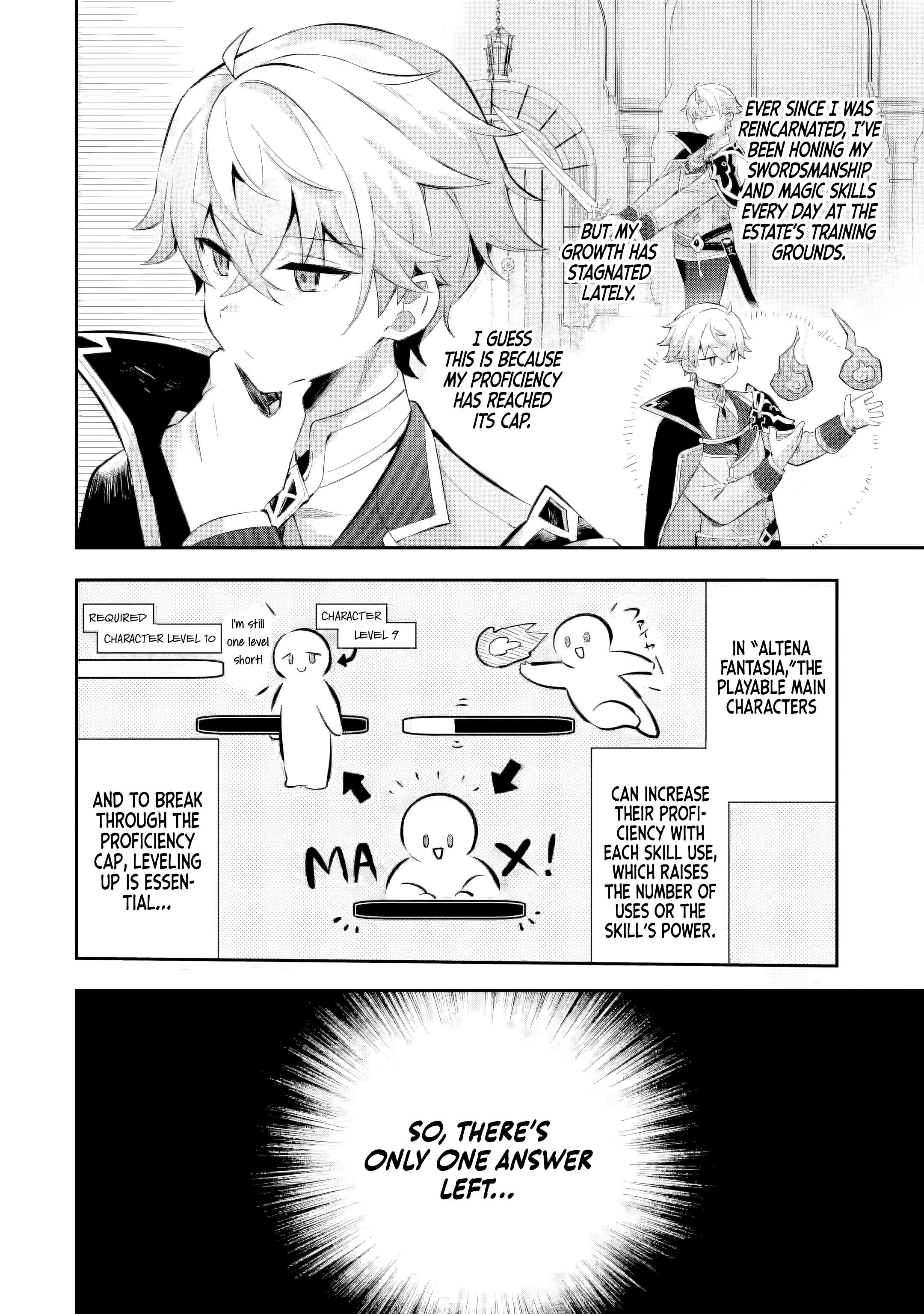 Game Sekai no mobu akuyaku ni tensei shita node Last bos wo mezashite mita Chapter 4.1 - Page 7