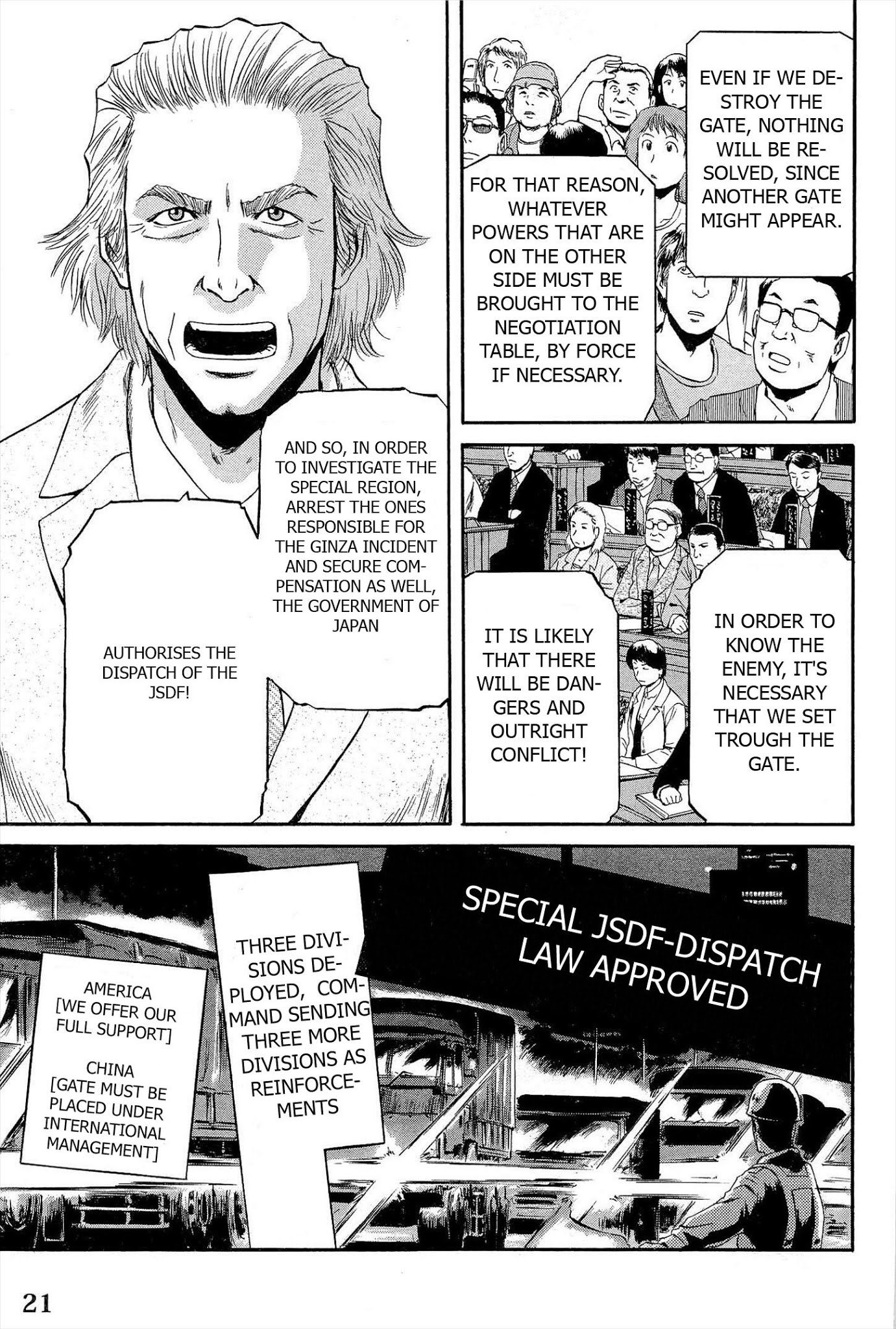 Gate – Jietai Kare no Chi nite, Kaku Tatakeri Chapter 1 - Page 28