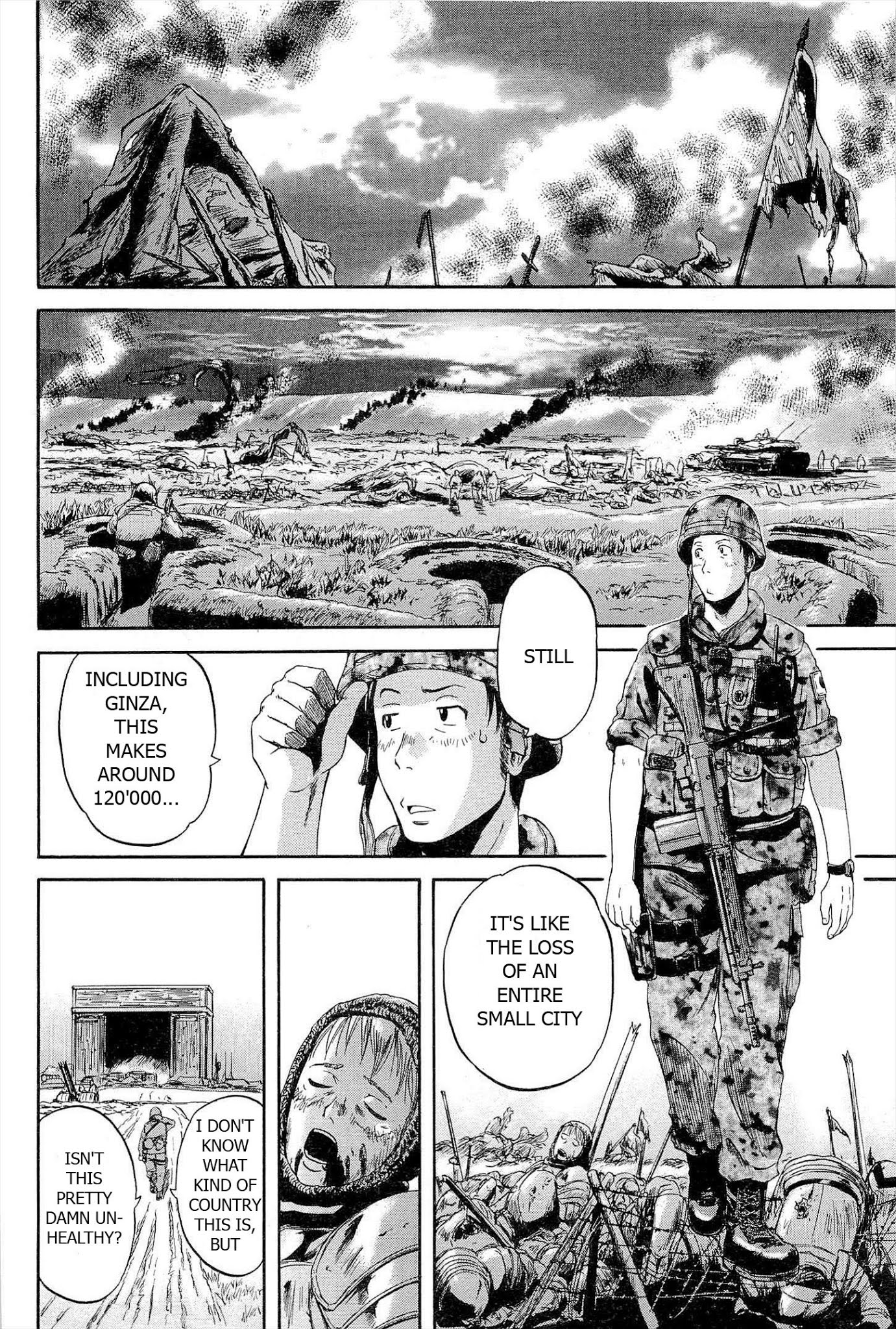 Gate – Jietai Kare no Chi nite, Kaku Tatakeri Chapter 1 - Page 37