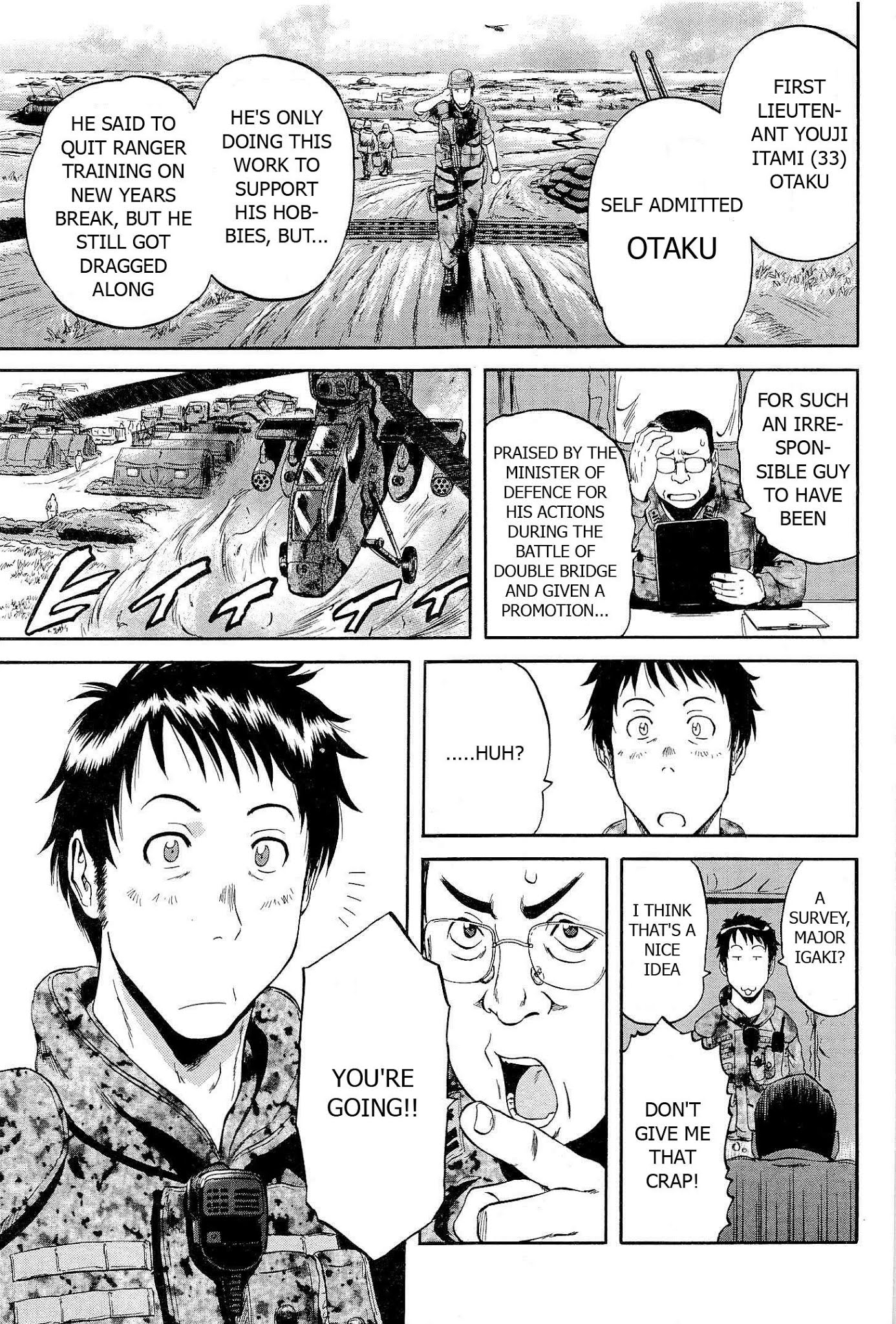 Gate – Jietai Kare no Chi nite, Kaku Tatakeri Chapter 1 - Page 38