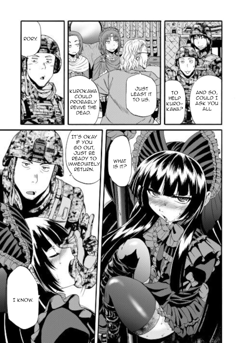 Gate – Jietai Kare no Chi nite, Kaku Tatakeri Chapter 101.1 - Page 11