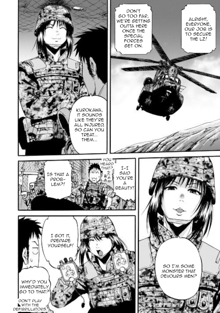 Gate – Jietai Kare no Chi nite, Kaku Tatakeri Chapter 101.1 - Page 10