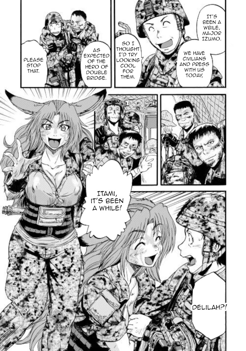Gate – Jietai Kare no Chi nite, Kaku Tatakeri Chapter 101.2 - Page 15