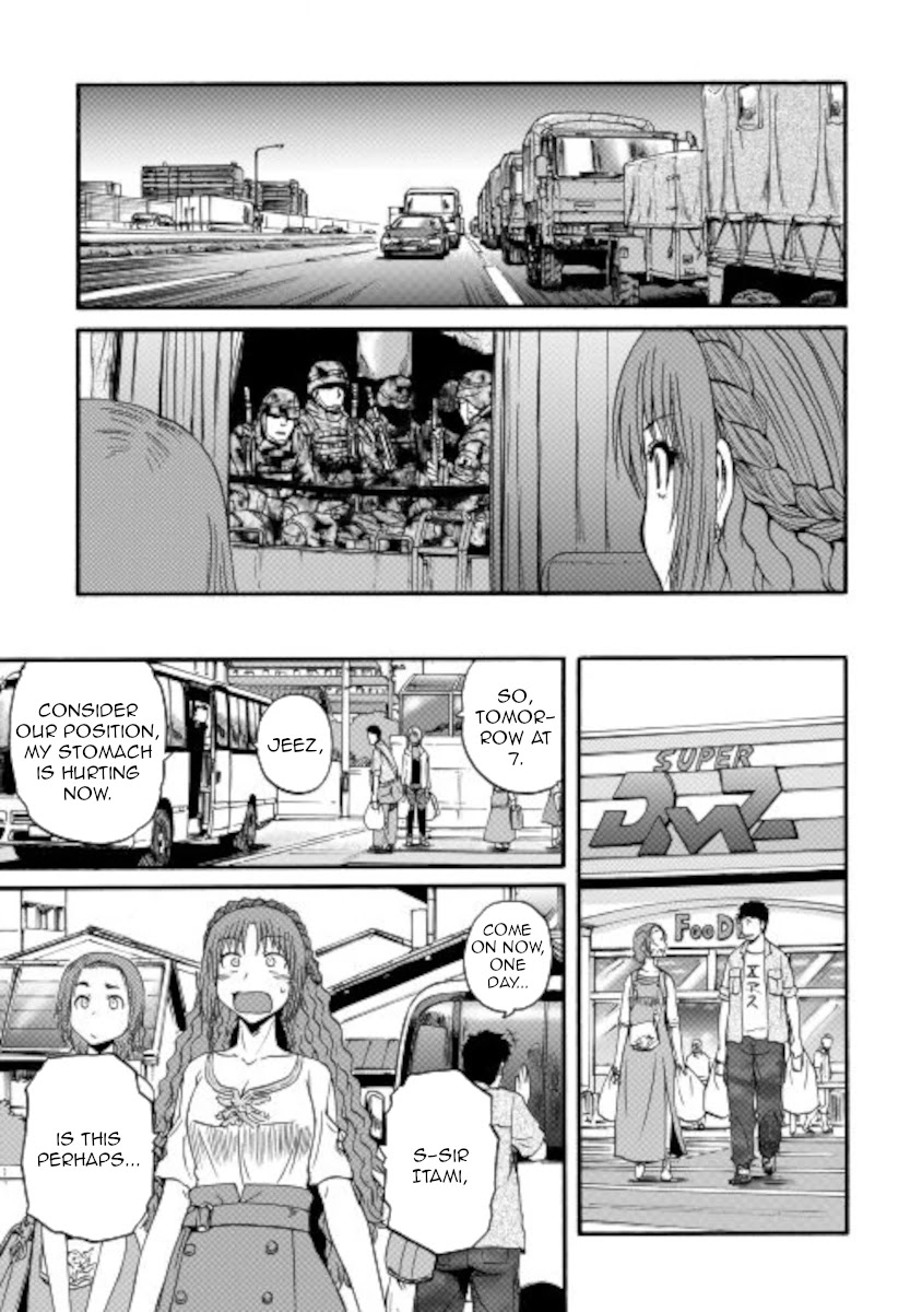 Gate – Jietai Kare no Chi nite, Kaku Tatakeri Chapter 105 - Page 21